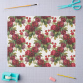  rozenpatroon rode rozen tissuepapier (Craft)