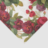  rozenpatroon rode rozen tissuepapier (Detail)