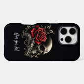 RozenSchedel iPhone Hoesje (Achterkant horizontaal)