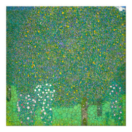 Rozenstruiken onder de bomen door After Gustav Kli Foto Afdruk