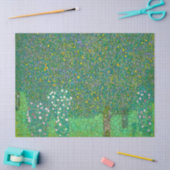 Rozenstruiken onder de bomen door After Gustav Kli Tissuepapier (Craft)