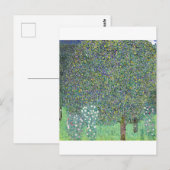 Rozenstruiken onder de bomen, Gustav Klimt Briefkaart (Voorkant / Achterkant)