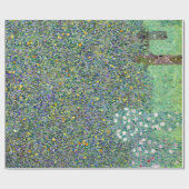 Rozenstruiken onder de bomen, Gustav Klimt Cadeaupapier (Vlak)