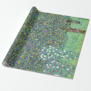 Rozenstruiken onder de bomen, Gustav Klimt Cadeaupapier