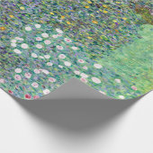 Rozenstruiken onder de bomen, Gustav Klimt Cadeaupapier (Hoek)