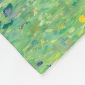 Rozenstruiken onder de bomen, Gustav Klimt Fleece Deken (Hoek)