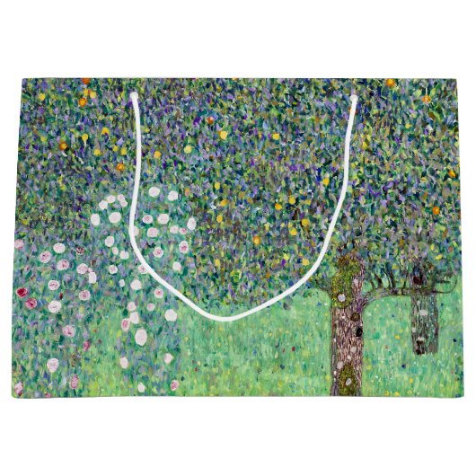 Rozenstruiken onder de bomen, Gustav Klimt Groot Cadeauzakje (Voorkant)