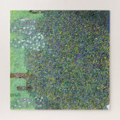 Rozenstruiken onder de bomen, Gustav Klimt Legpuzzel (Horizontaal)