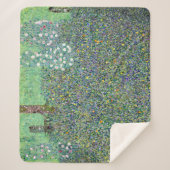 Rozenstruiken onder de bomen, Gustav Klimt Sherpa Deken (Voorkant)