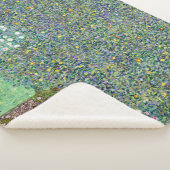 Rozenstruiken onder de bomen, Gustav Klimt Sherpa Deken (3/4)