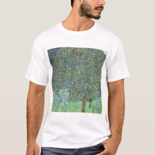 Rozenstruiken onder de bomen, Gustav Klimt T-shirt