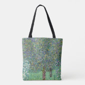 Rozenstruiken onder de bomen, Gustav Klimt Tote Bag (Achterkant)