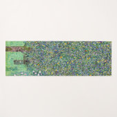 Rozenstruiken onder de bomen, Gustav Klimt Yogamat (Voorkant (horizontaal))
