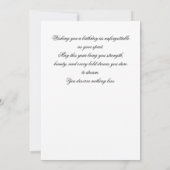 Rozentuil in Bloei - Elegante Verjaardag Kaart (Achterkant)