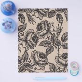 Rozentuin | Ambachtelijke DIY-enveloppen voering Flyer (Enkel)