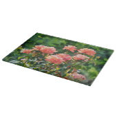 Rozentuin Bloemen Bloemstuk Glas Snijplank (Hoek)