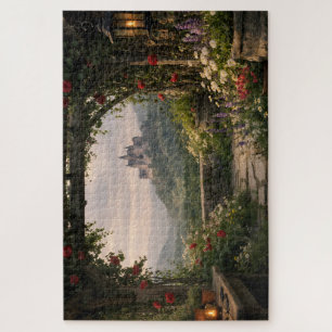 Rozentuin Boog Kasteel Legpuzzel