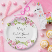 Rozentuin Bruiloftsshower Papieren Bordje (Feest)