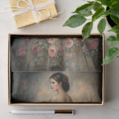 Rozentuin Jurk Decoupage Tissuepapier (Geschenk)