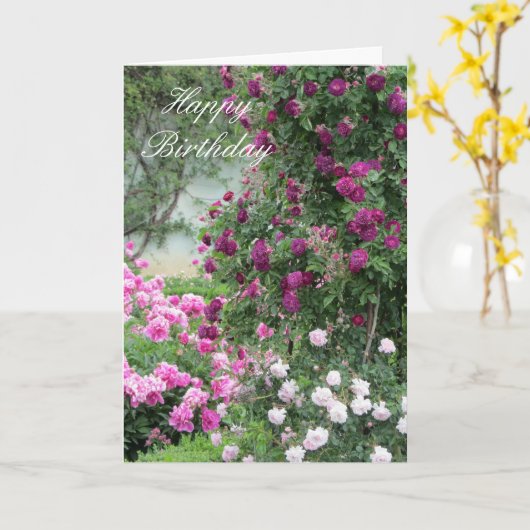 Rozentuin Kaart (Gele Bloem)