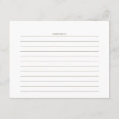 Rozentuin | Receptkaart (Achterkant)