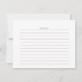 Rozentuin | Receptkaart (Achterkant)