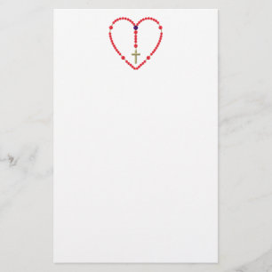 Rozentuin (Rode en Blauwe Rozen) Briefpapier
