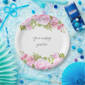 Rozentuin Voeg uw bericht toe Papieren Bordje (Feest)