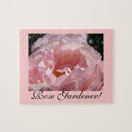 Rozenverzorger! puzzel Roze Roos Bloem Vakanties (Horizontaal)