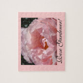 Rozenverzorger! puzzel Roze Roos Bloem Vakanties (Verticaal)