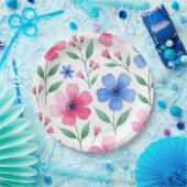 Rozenwater Bloem Delight Papieren Bordje (Feest)