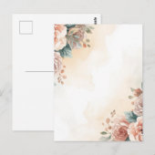 Rozenwater Kleur Briefkaart (Voorkant / Achterkant)