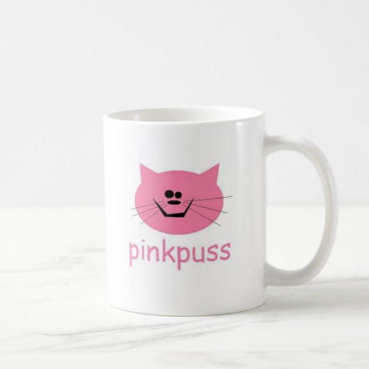 RozeRozePuss, rozeRozePuss-liefde Koffiemok (Rechts)