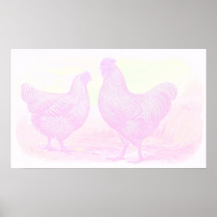 RozeSchuimcanvas Poster