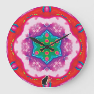 Rozet Kaleidoscoop Grote Klok