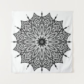 Rozet mandala ornament decoratie wandkleed (Voorkant (horizontaal))