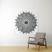 Rozet mandala ornament decoratie wandkleed (In situ)