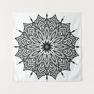 Rozet mandala ornament decoratie wandkleed