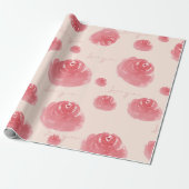 Rozig Cadeaupapier (Uitgerold)