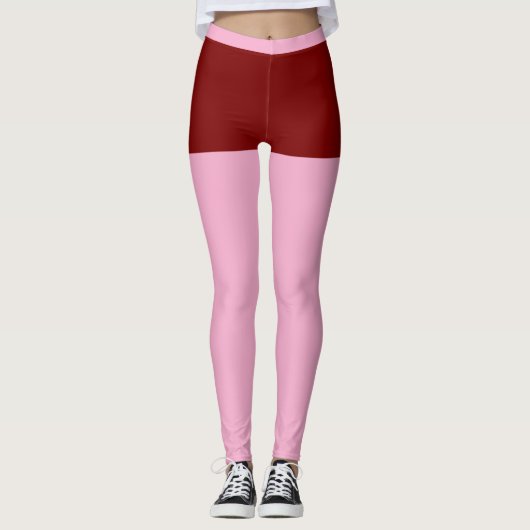 “ROZIG ROZE” – ACTIVEWEAR BROEKEN LEGGINGS (Voorkant)