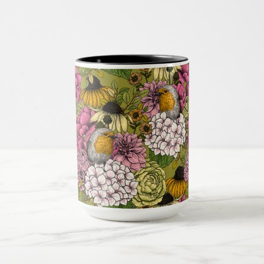 Rozijnen in de tuin 2 mok (Midden)