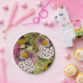 Rozijnen in de tuin 2 papieren bordje (Feest)