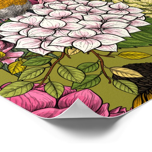 Rozijnen in de tuin 2 poster (Hoek)