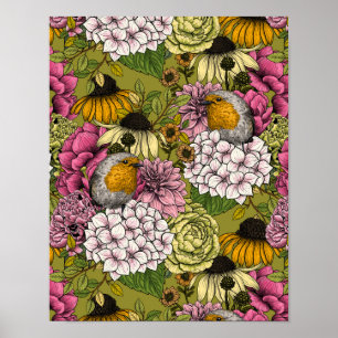 Rozijnen in de tuin 2 poster