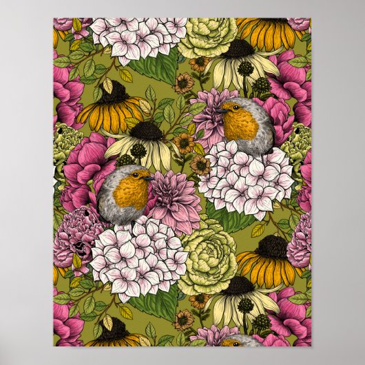 Rozijnen in de tuin 2 poster (Voorkant)