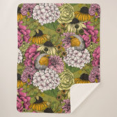 Rozijnen in de tuin 2 sherpa deken (Voorkant)