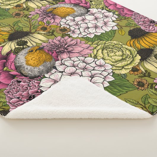 Rozijnen in de tuin 2 sherpa deken (3/4)