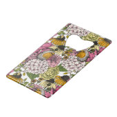 Rozijnen in de tuin creditkaart flessenopener (Voorkant Gekanteld)