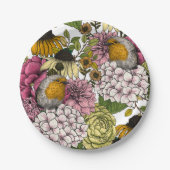 Rozijnen in de tuin papieren bordje (Voorkant)