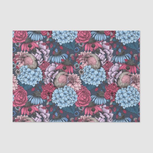 Rozijnen in de tuin tissuepapier (Voorkant)